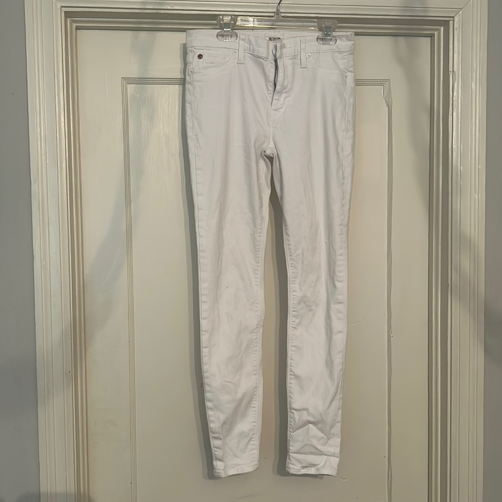 White Hudson Midrise Nico Super Skinny - size 28